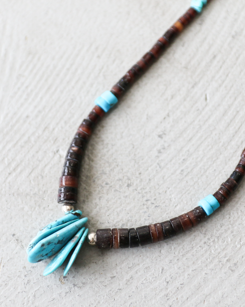 Santo Doming サントドミンゴ族 Heishi Beads Necklace