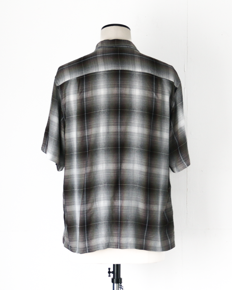 TOWN CRAFT 60s OMBRE LOOP COLLAR SS SHIRTS Green
