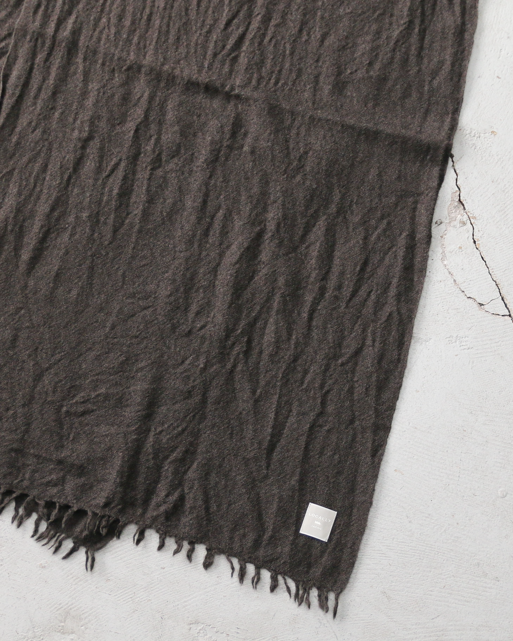 LOCALLY ローカリー 02422 muji muffler Brown