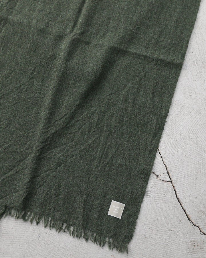 LOCALLY ローカリー 02452 light  short  muffler Moss  green