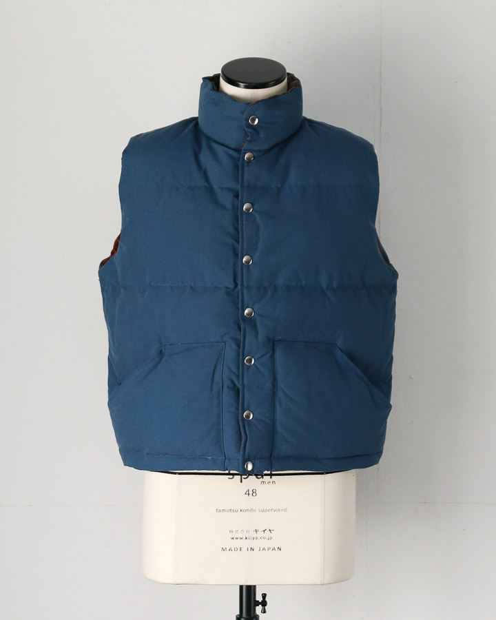 MODUCT モダクト Lot No. MO / MODUCT GRUNGE 64 CLOTH BALL PADDING VEST Blue