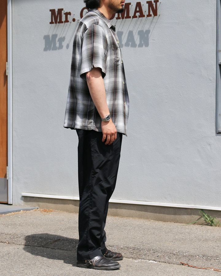 TOWN CRAFT 60s OMBRE LOOP COLLAR SS SHIRTS Green