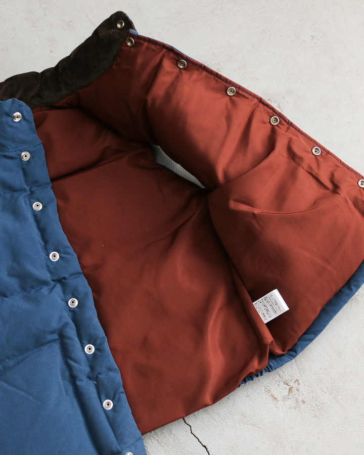 MODUCT モダクト Lot No. MO / MODUCT GRUNGE 64 CLOTH BALL PADDING VEST Blue