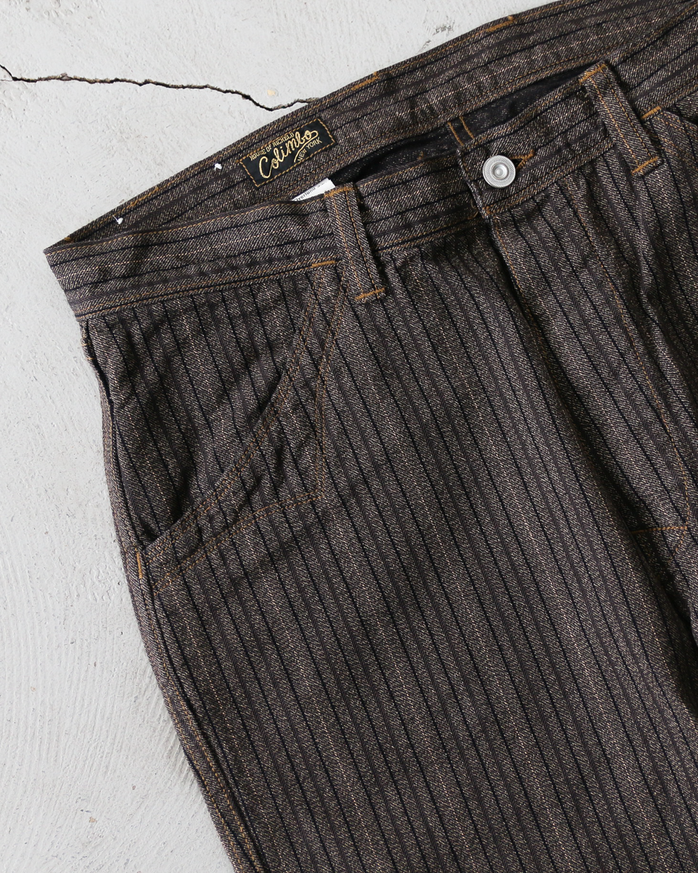 COLIMBO ZB-0210 コリンボ Carbondale Trousers "Heather Stripe" Brown