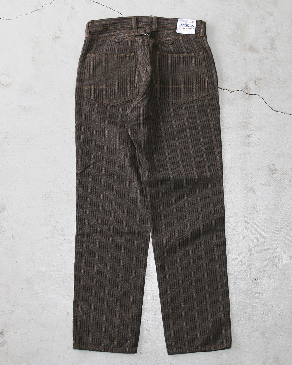 COLIMBO ZB-0210 コリンボ Carbondale Trousers "Heather Stripe" Brown