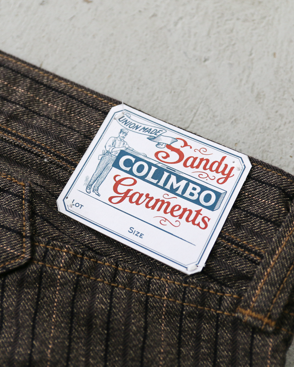 COLIMBO ZB-0210 コリンボ Carbondale Trousers "Heather Stripe" Brown