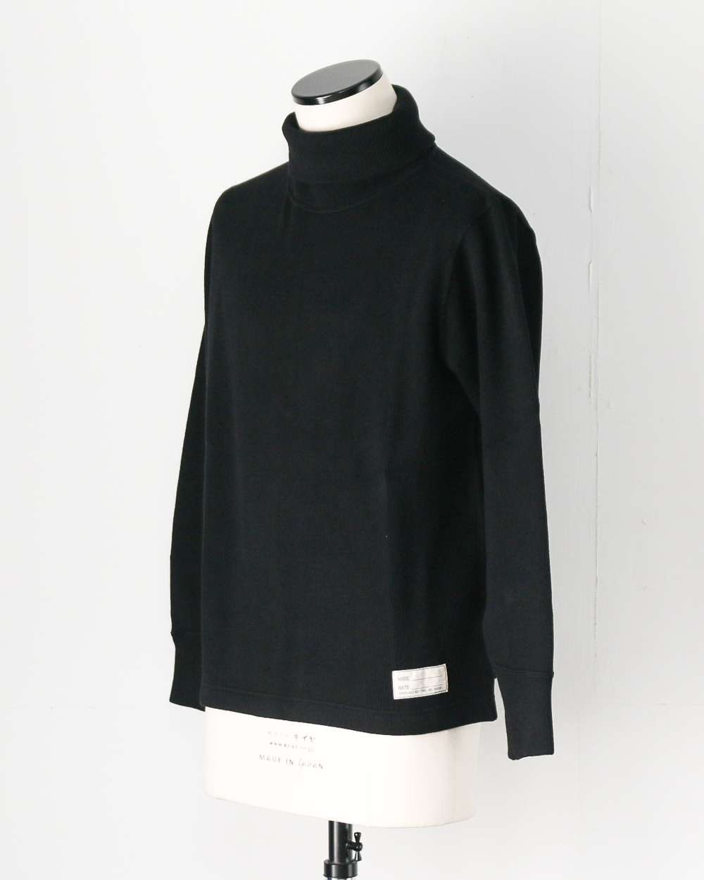 COLIMBO コリンボ ZB-0424 NEWKIRK TURTLE NECK THERMAL SHIRT Black