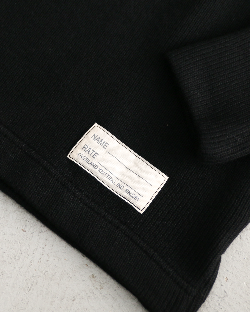 COLIMBO コリンボ ZB-0424 NEWKIRK TURTLE NECK THERMAL SHIRT Black