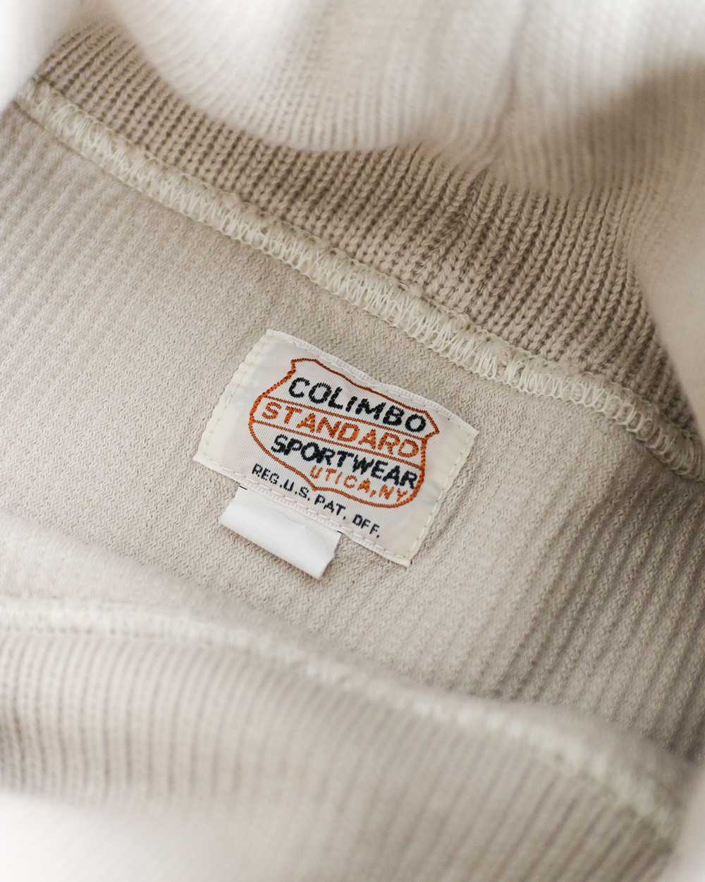 COLIMBO コリンボ ZB-0424 NEWKIRK TURTLE NECK THERMAL SHIRT Milk