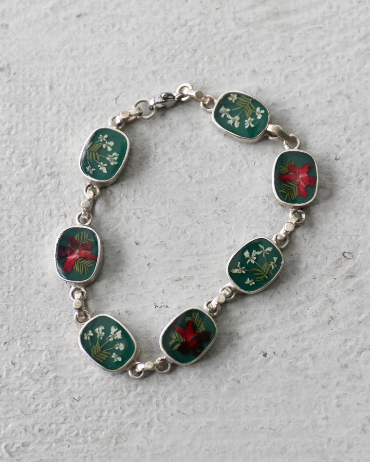 GUSTAVO FLOWER CHAIN BRACELET
