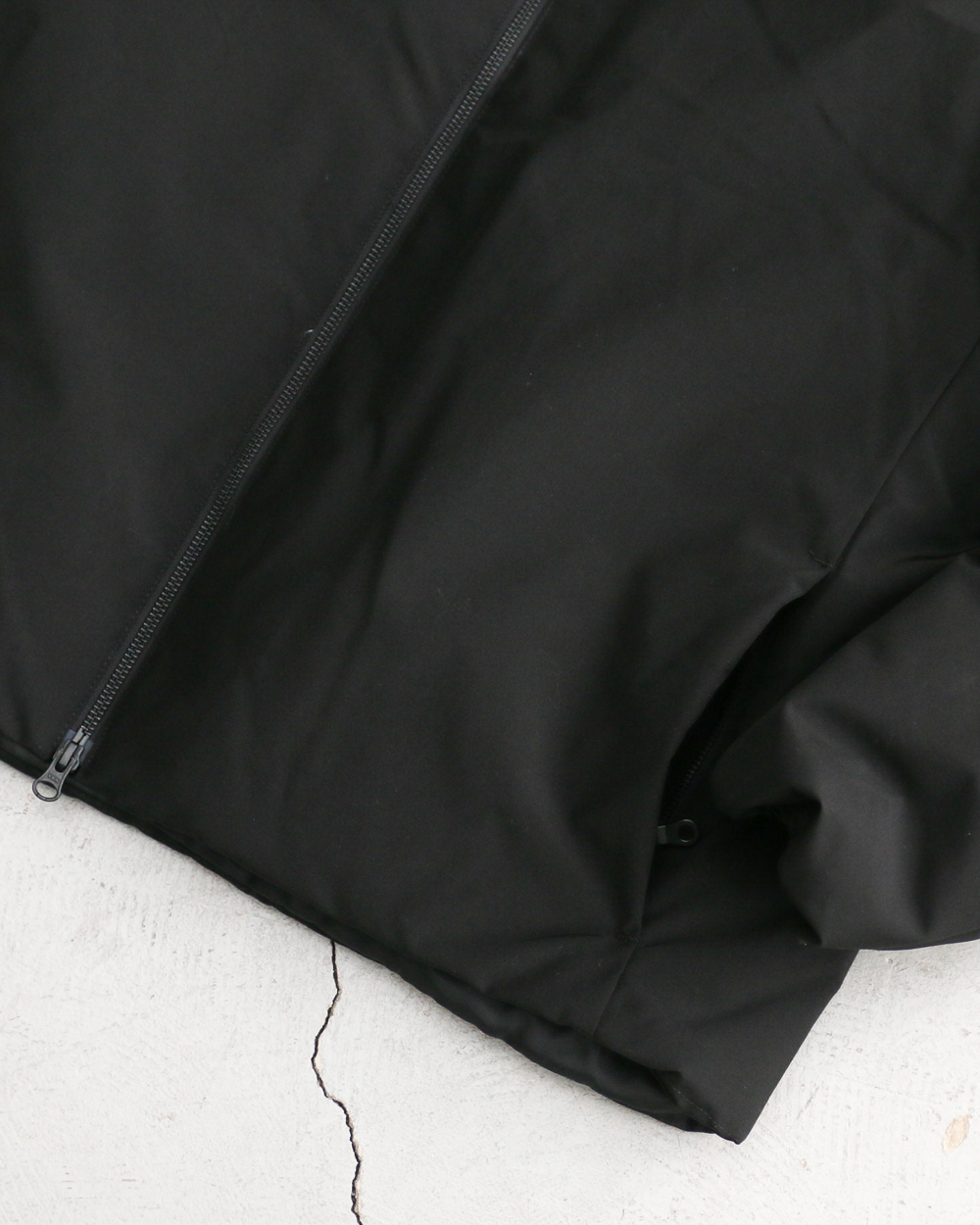 LAMOND ラモンド WEATHER CLOTH DOWN BLOUSON Black