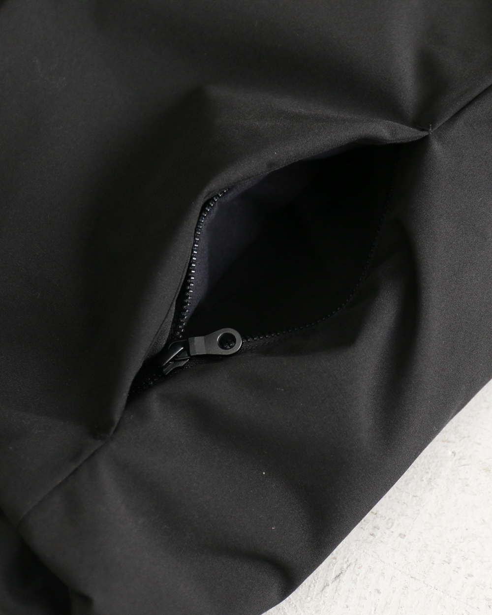 LAMOND ラモンド WEATHER CLOTH DOWN BLOUSON Black