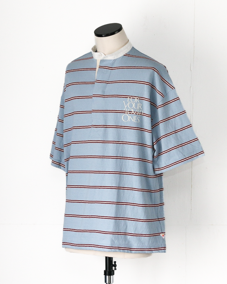 melple Seaview Rugger Shirt Blue