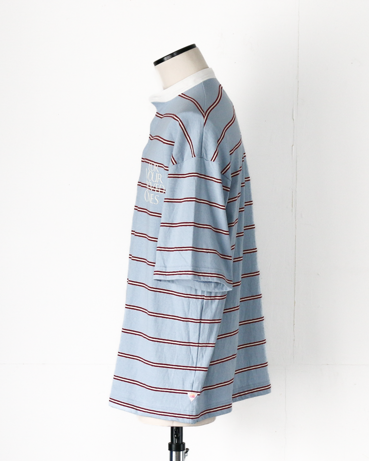 melple Seaview Rugger Shirt Blue