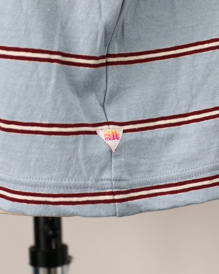 melple Seaview Rugger Shirt Blue
