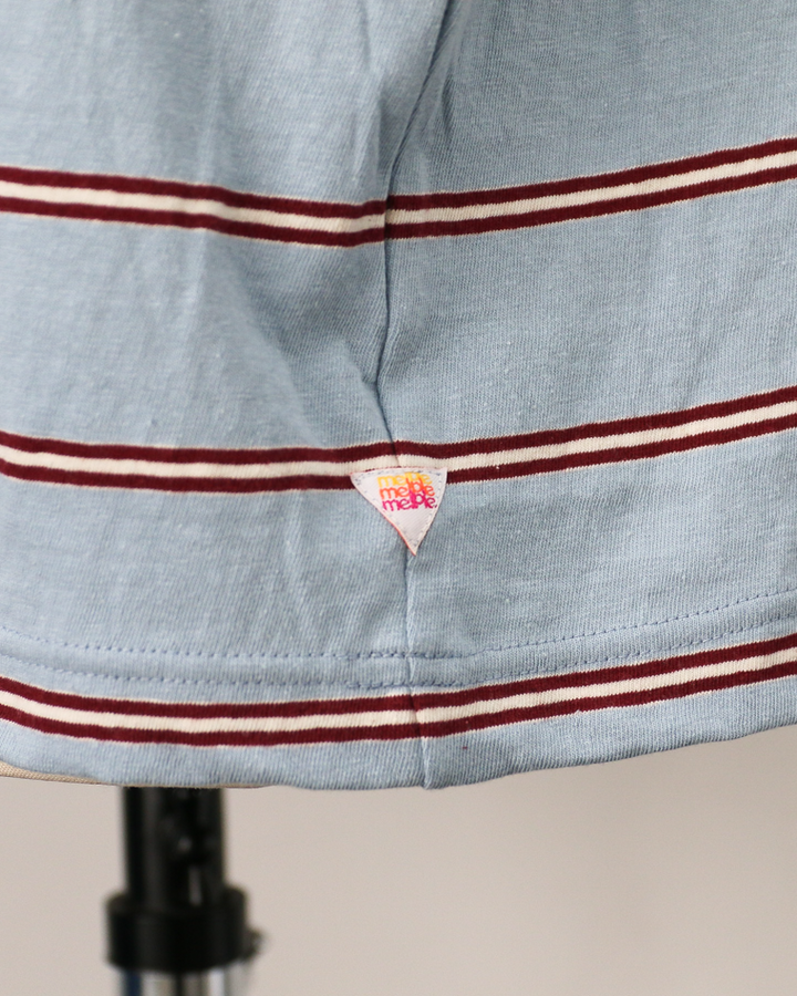 melple Seaview Rugger Shirt Blue