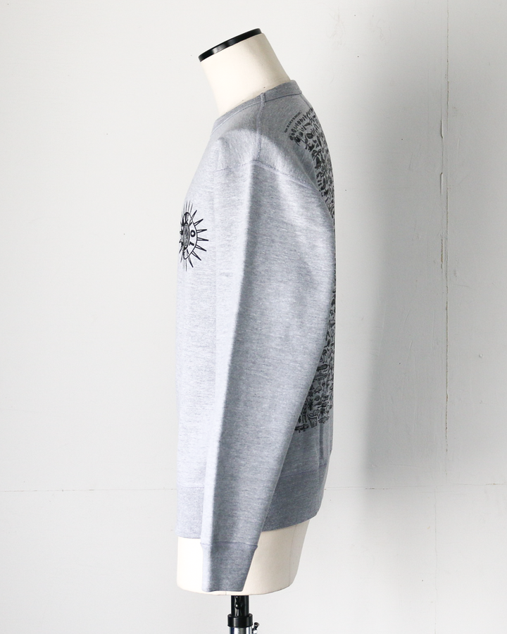 RAY TROLL Evolve Crew Fleece Neck Sweat Heather Grey
