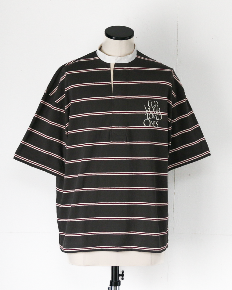 melple Seaview Rugger Shirt Black
