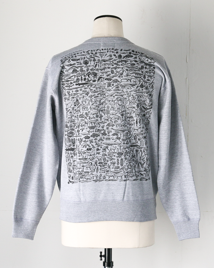 RAY TROLL Evolve Crew Fleece Neck Sweat Heather Grey