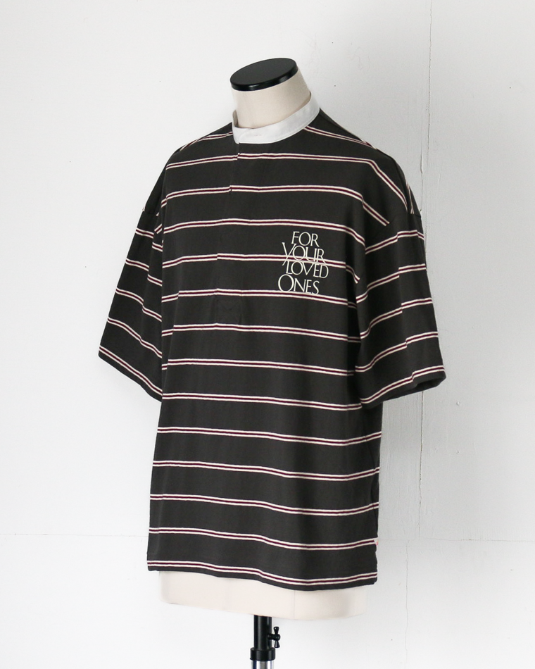 melple Seaview Rugger Shirt Black