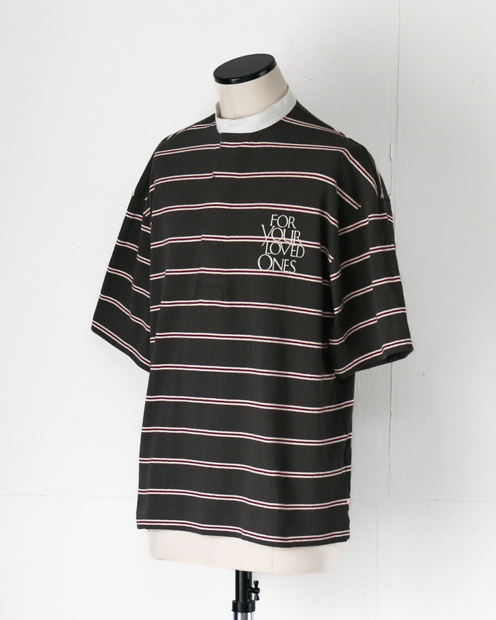 melple Seaview Rugger Shirt Black