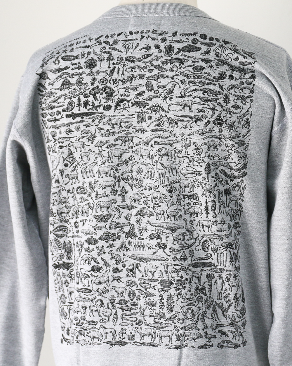 RAY TROLL Evolve Crew Fleece Neck Sweat Heather Grey