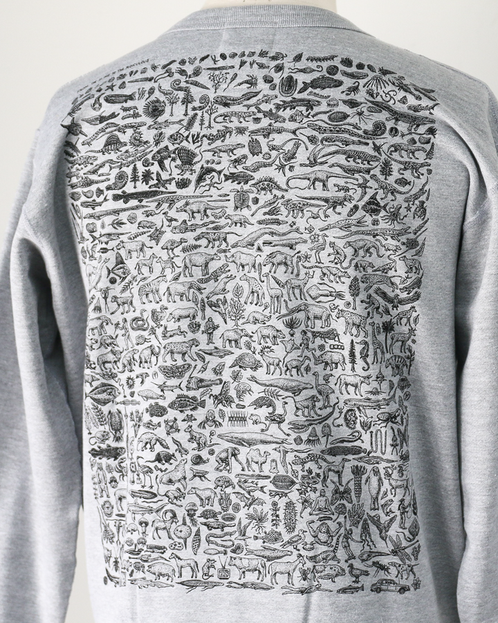 RAY TROLL Evolve Crew Fleece Neck Sweat Heather Grey