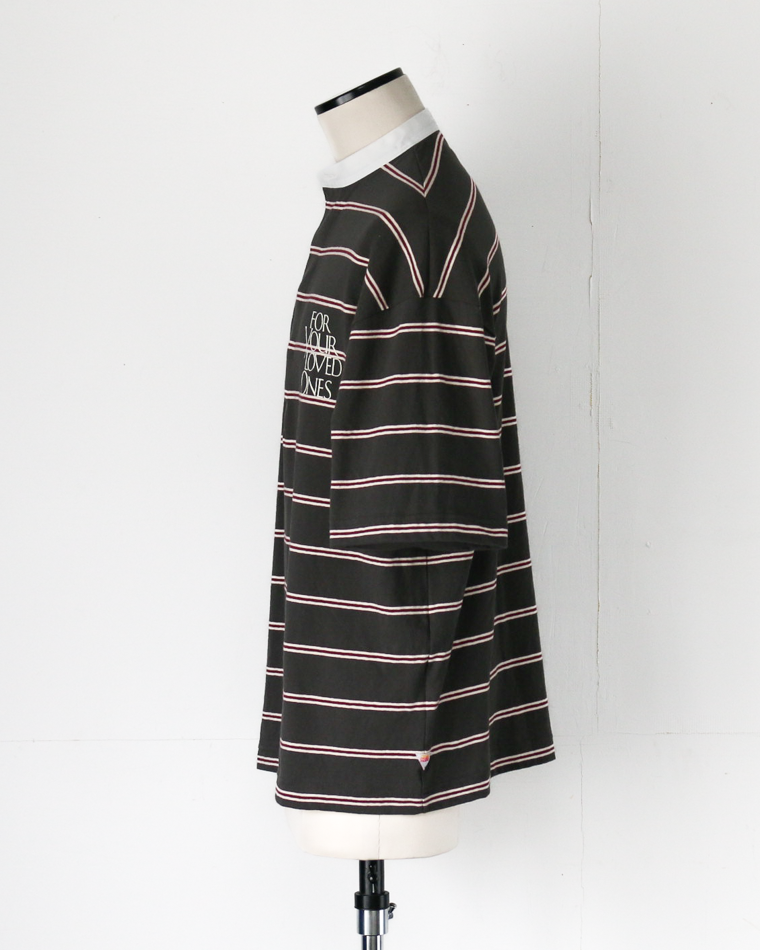 melple Seaview Rugger Shirt Black