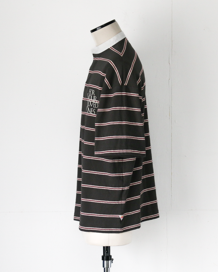 melple Seaview Rugger Shirt Black
