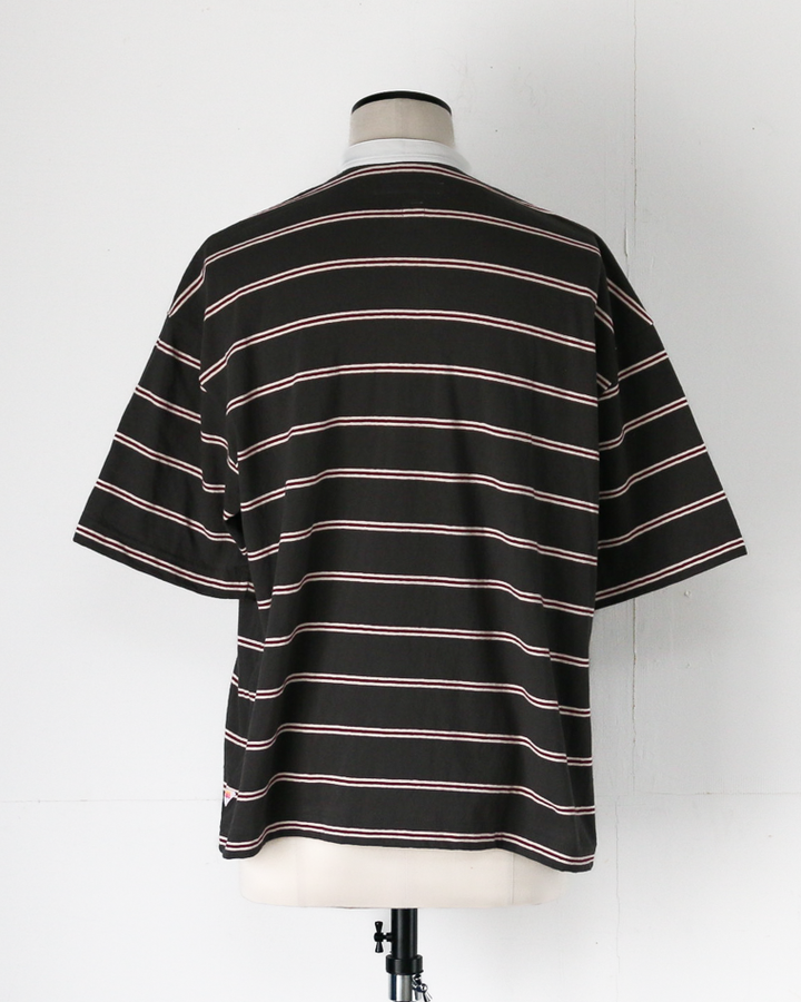 melple Seaview Rugger Shirt Black