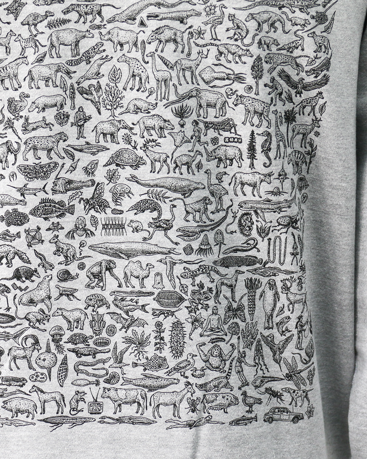 RAY TROLL Evolve Crew Fleece Neck Sweat Heather Grey