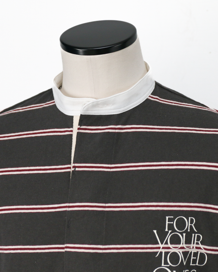 melple Seaview Rugger Shirt Black