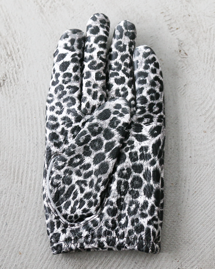LAMP GLOVES ランプグローブ Shorty Glove White Leopard