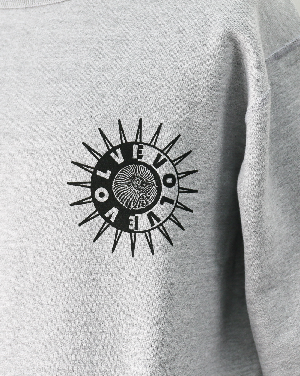 RAY TROLL Evolve Crew Fleece Neck Sweat Heather Grey