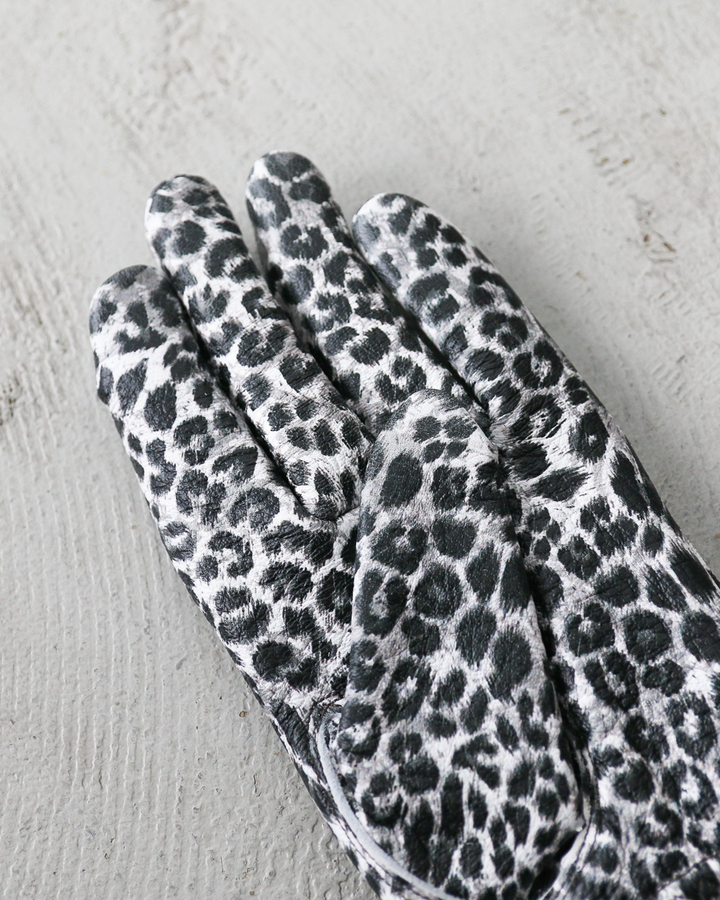 LAMP GLOVES ランプグローブ Shorty Glove White Leopard
