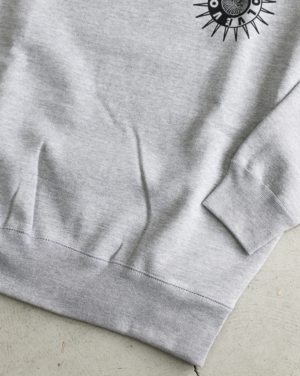 RAY TROLL Evolve Crew Fleece Neck Sweat Heather Grey