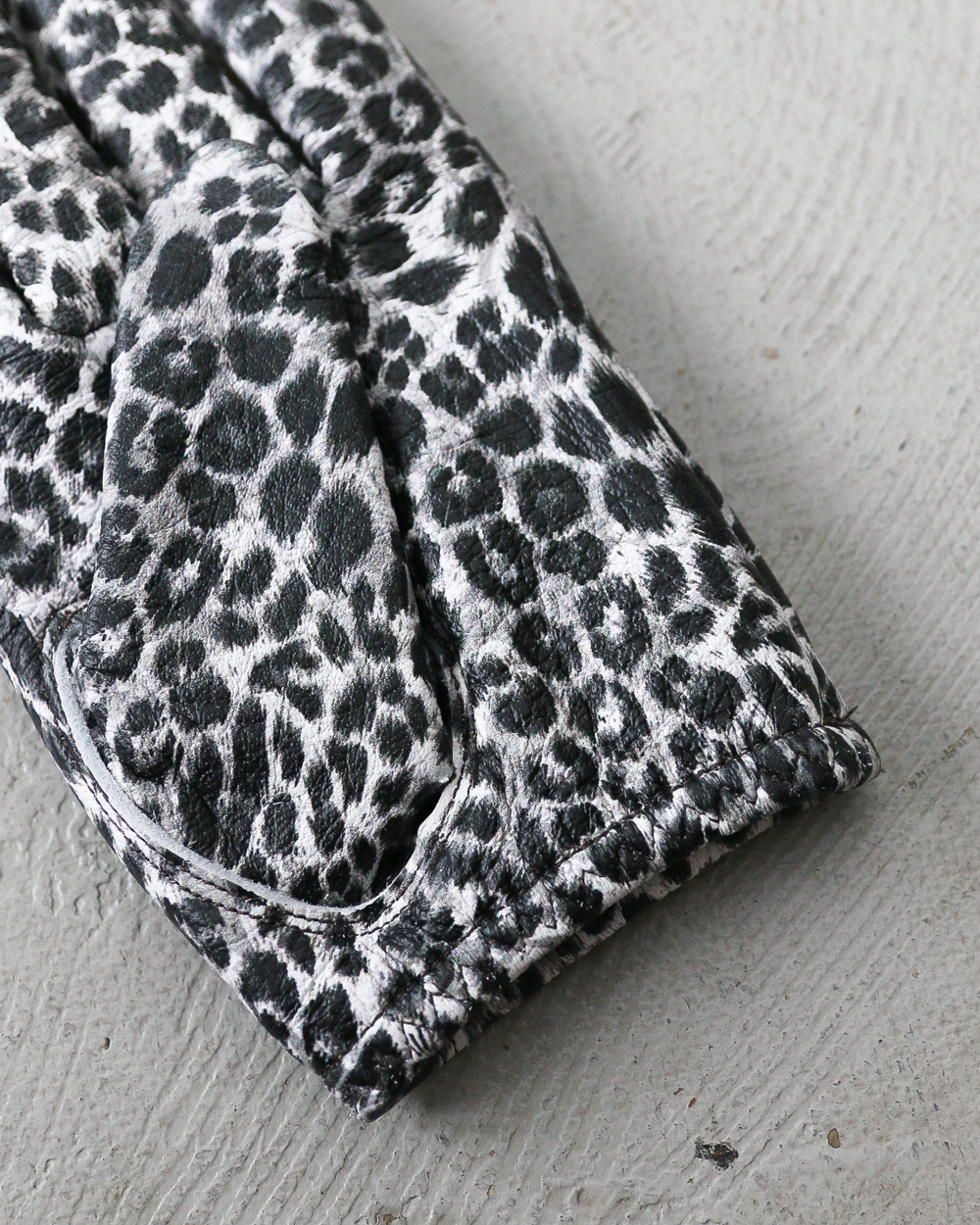 LAMP GLOVES ランプグローブ Shorty Glove White Leopard