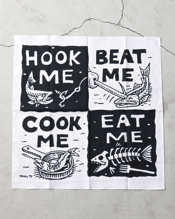 RAY TROLL レイトロール "HOOK ME" "BEAT ME" "COOK ME" "EAT ME" BANDANNA