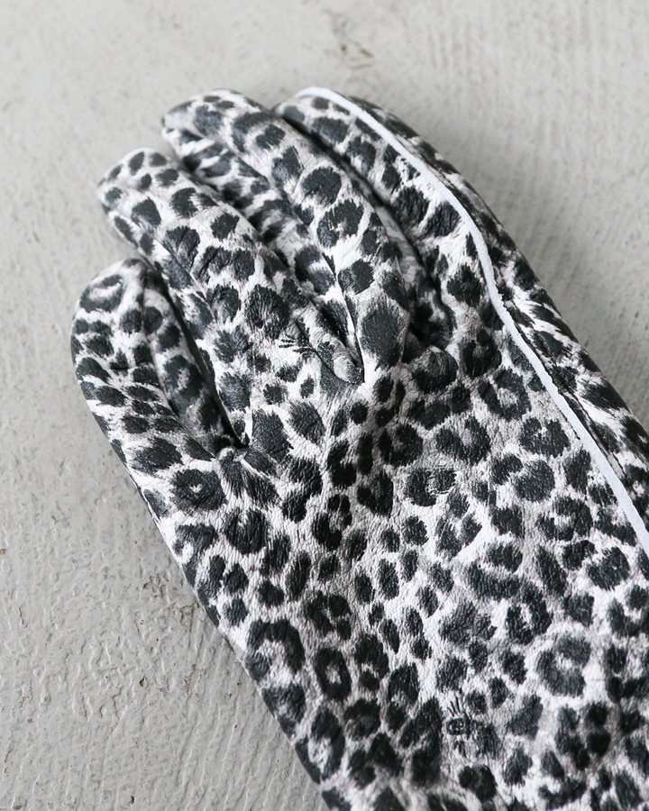 LAMP GLOVES ランプグローブ Shorty Glove White Leopard