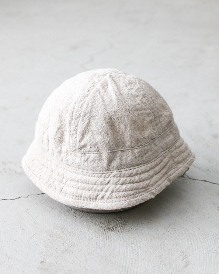 Mr.OLDMAN × NUU Linen Marine Hat Natural