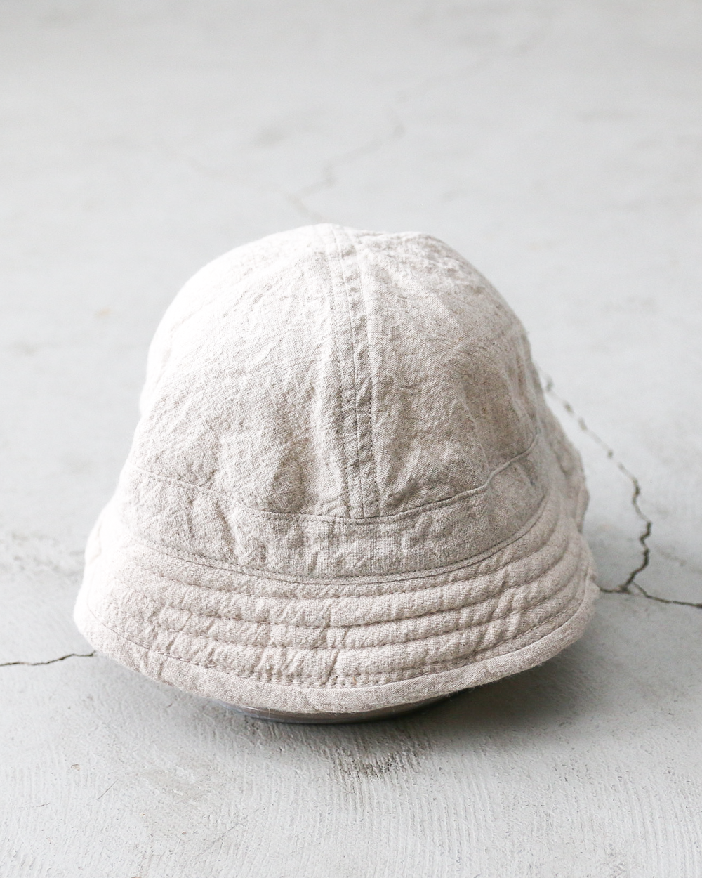 Mr.OLDMAN × NUU Linen Marine Hat Natural