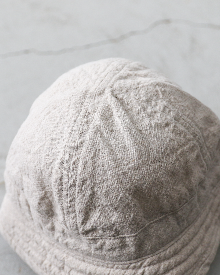 Mr.OLDMAN × NUU Linen Marine Hat Natural
