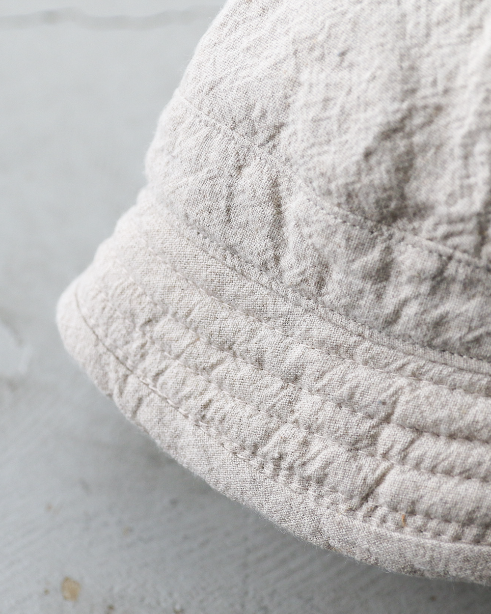 Mr.OLDMAN × NUU Linen Marine Hat Natural