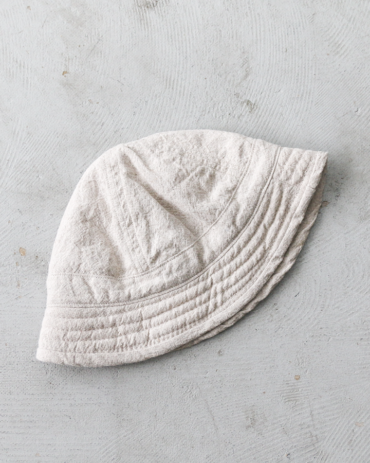 Mr.OLDMAN × NUU Linen Marine Hat Natural