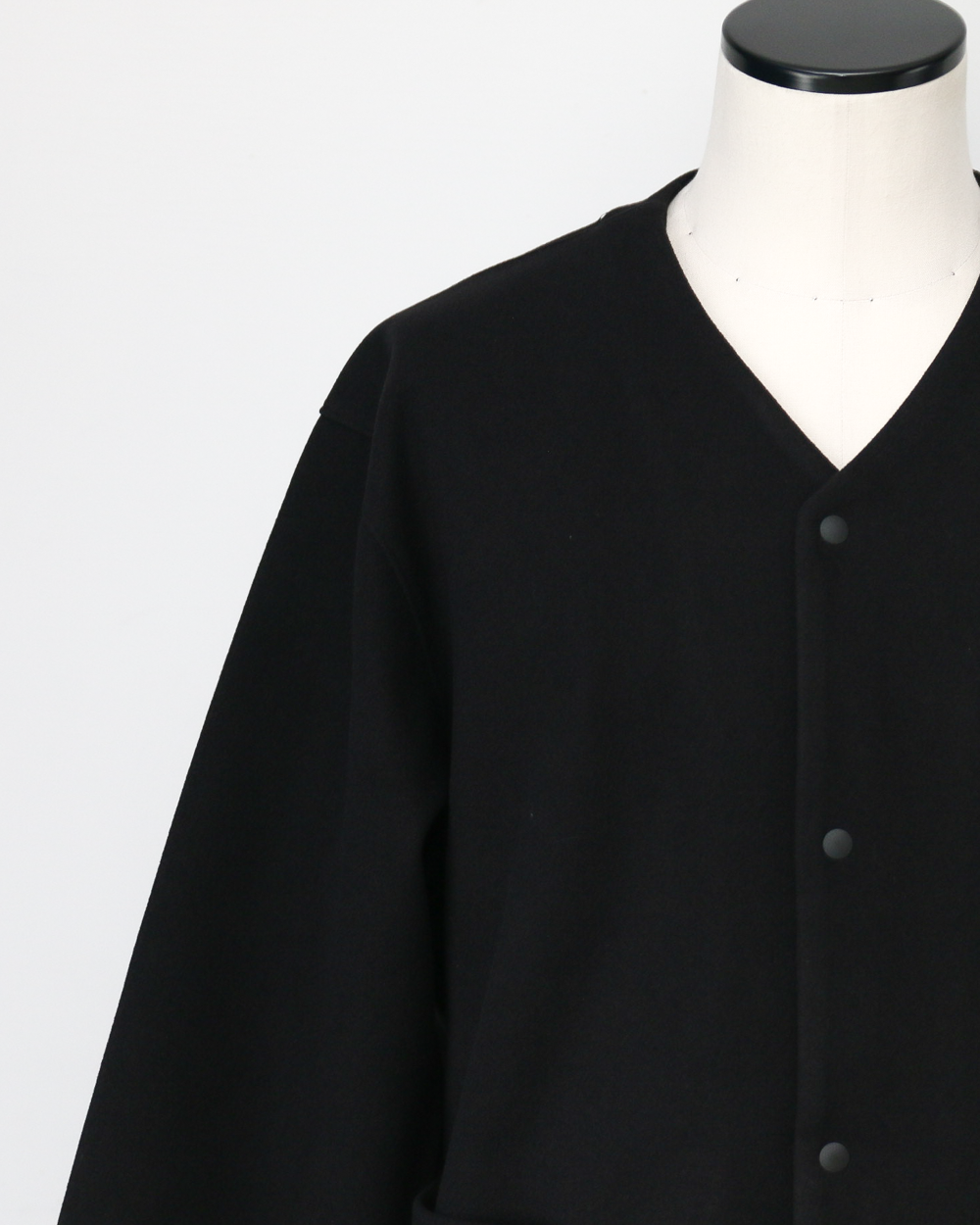 DELICIOUS デリシャス Melton Cardigan - BLK