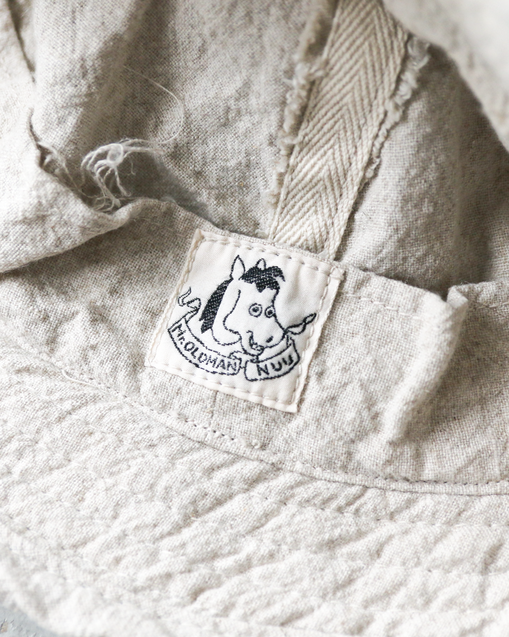 Mr.OLDMAN × NUU Linen Marine Hat Natural