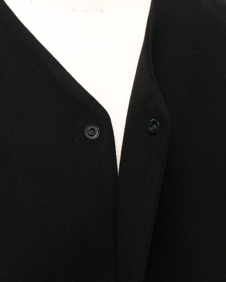 DELICIOUS デリシャス Melton Cardigan - BLK