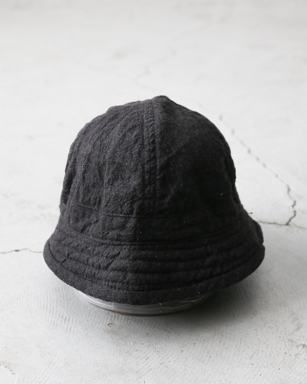 Mr.OLDMAN × NUU Linen Marine Hat Fade Black