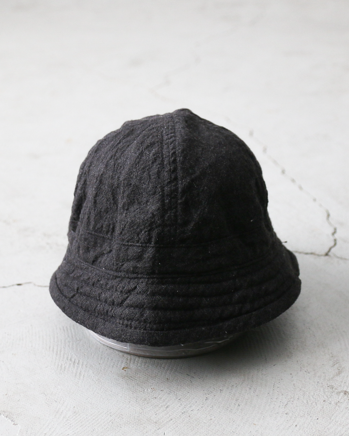 Mr.OLDMAN × NUU Linen Marine Hat Fade Black