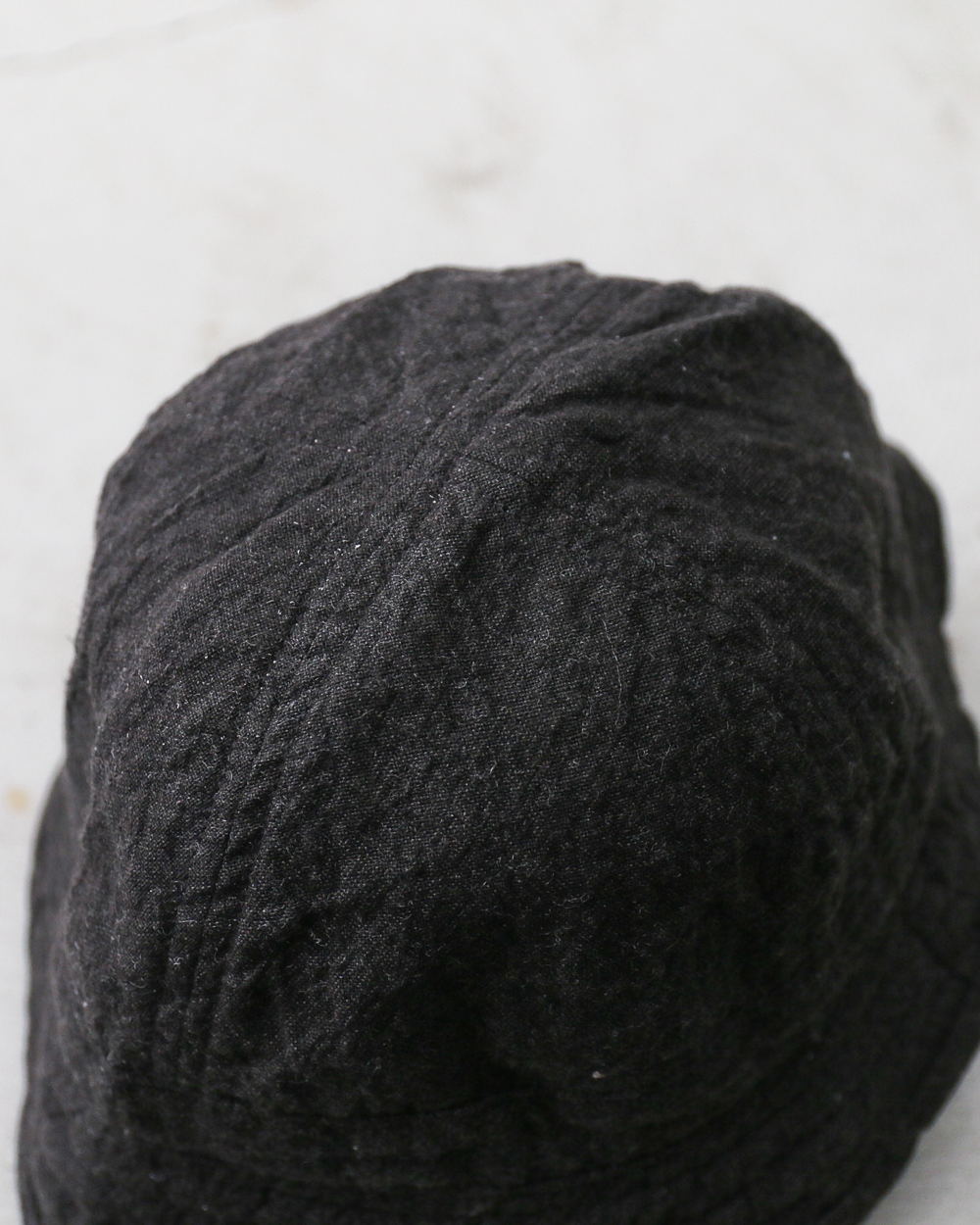Mr.OLDMAN × NUU Linen Marine Hat Fade Black